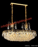 contemporary crystal pendant lamp