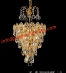 contemporary crystal pendant lamp