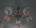 Glass ceiling lamp