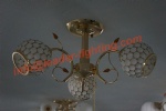 Glass ceiling lamp